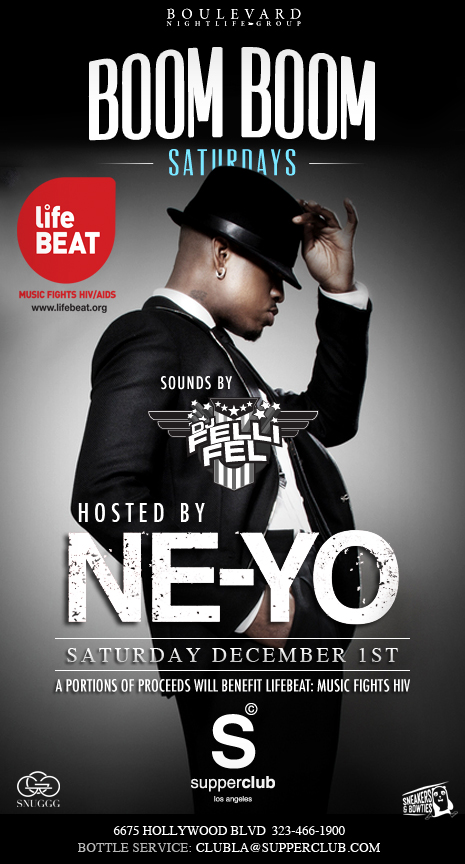 Ne-Yo & DJ Felli Fel at Supperclub