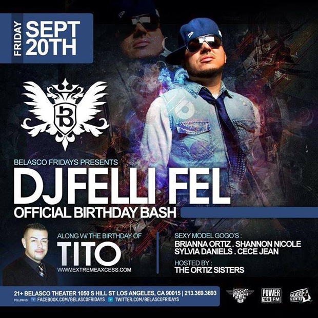 DJ Felli Fel Live @ The Belasco